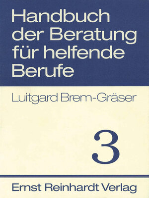 cover image of Handbuch der Beratung für helfende Berufe. Band 3